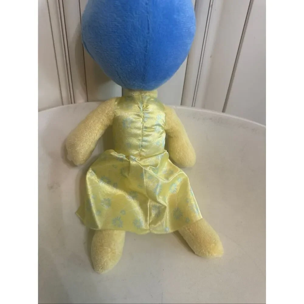 Disney Pixar Just Play Inside Out 2 Joy Plush Stuffed Toy Yellow Light Blue NWOT